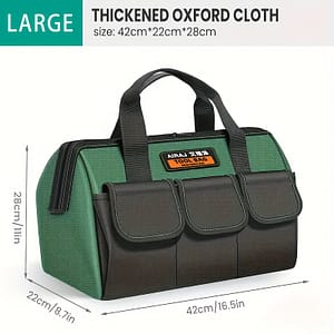 Airaj 13/16/18 Inch Tool Bag Strong Multi-function1680d Oxford Cloth Waterproof Electrician Bag, Multi-pocket Anti-fall Storage Bag Business, Industry & Science Shop Online at Dubai Trades