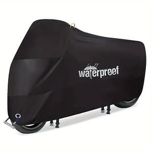 All Season Black Sun Motorcycle Cover, Motorbike Cover Universal Weather Sun With Lock-holes & Storage Bag Accessories Shop Online at Dubai Trades