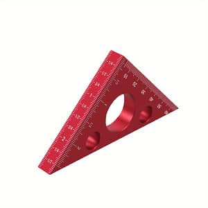 Aluminum Alloy Carpentry Square, 45 & 90 Degree Triangle Ruler, Imperial & Metric Scales, Metal Machinist Square For Woodworking, Diy, Workshop, Measuring Tool Carpentry Squares Shop Online at Dubai Trades 2