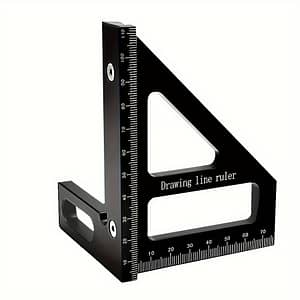 Aluminum Alloy Woodworking Square Ruler, 45 Degree 90 Degree Angle Measuring Tool For Carpentry And Diy Projects Business, Industry & Science Shop Online at Dubai Trades