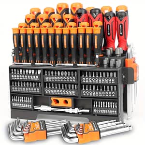 Amartisan 146pcs Magnetic Screwdrivers Diy Tools Set, Chrome Vanadium Steel, Red/black/orange, Uncharged, Includes Precision Screwdriver, , Key Set, Nut Driver And Bit Set Business, Industry & Science Shop Online at Dubai Trades