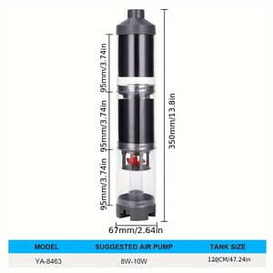 Aquarium Fish Excrement Collector Toilet Automatic Filter Cleaning For Fish With Air Oxygen Pump Aquarium Pumps & Filters Shop Online at Dubai Trades