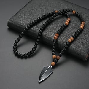 Arrow Pendant Necklace For Men And Women, Beads Necklace Clothing, Shoes & Jewelry Shop Online at Dubai Trades