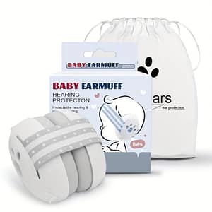 Baby Ear Protection Earmuffs For 0-3 Years – Phthalate-free Abs Material, Adjustable Anti-slip Headband, Hearing Protector For Outdoor, Sleep & Travel Baby Products Shop Online at Dubai Trades