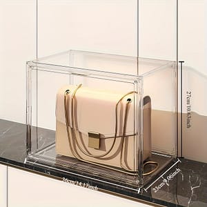 Bag Storage Box, Divine Artifact, Transparent Cosmetics Desktop Storage Box, High-end , Dustproof Display Cabinet Office & School Supplies Shop Online at Dubai Trades