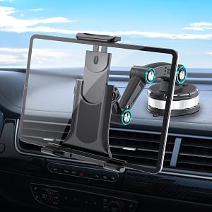 Car Tablet Phone Holder, Strong Suction – Suction Cup Tablet Holder, Suitable For 4-13 Inch Tablets Phones Accessories Shop Online at Dubai Trades