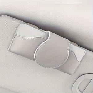 Car Visor Glasses Holder With Magnetic Closure, 1pc Pu Leather Eyeglasses Storage Clip, Vehicle Sun Visor Organizer Accessory With Tight Adsorption Automotive Shop Online at Dubai Trades