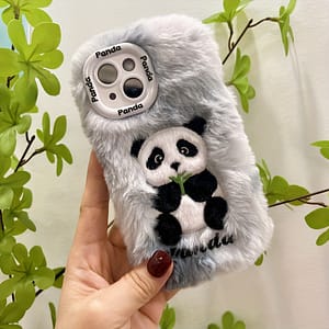 Cartoon Cute Plush Panda Phone Case For Iphone 15 Pro Max/15 Pro/15/15plus/14 Pro Max/14 Pro/14plus/14/13 Pro Max/13 Pro/13/12 Pro Max/12 Pro/12/11pro Max/11 Phone Protective Case Basic Cases Shop Online at Dubai Trades