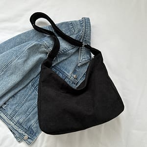 Casual Corduroy Hobo Shoulder Bag, Minimalist Solid Color Handbag, All- Retro Bag Clothing, Shoes & Jewelry Shop Online at Dubai Trades
