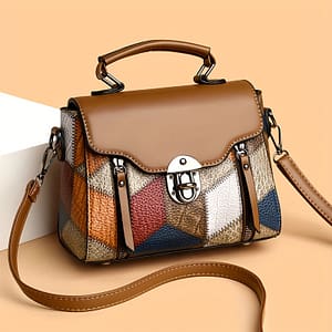 Chic Diamond Quilted Crossbody Bag For Women – Vintage Style, Anti-theft Flap With Adjustable Strap, Large Capacity Clothing, Shoes & Jewelry Shop Online at Dubai Trades 2