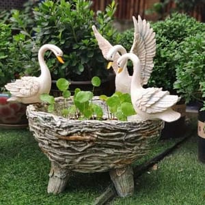 Classic Resin Basin: Outdoor Decorative Planter For Indoor/outdoor Use Gardening & Lawn Care Shop Online at Dubai Trades