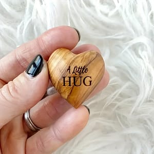 Classic Wooden Heart Pocket Token, Engraved Friendship Gift, Seasonal Décor Wood Heart Keepsake For Christmas And Valentine’s Day – No Feathers, Electricity-free Home & Kitchen Shop Online at Dubai Trades 2