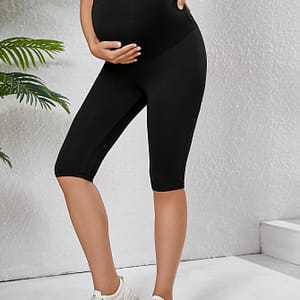 Comfy Maternity Adjustable Waistband Shorts – Stretchy, Breathable Polyester Blend, Machine Washable – Summer Clothing, Shoes & Jewelry Shop Online at Dubai Trades