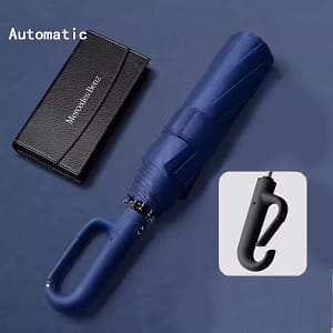 Compact & Durable Automatic Folding Umbrella With Loop Buckle – Waterproof, Windproof, Reinforced Design For Men And Women, Umbrella Compact Clothing, Shoes & Jewelry Shop Online at Dubai Trades
