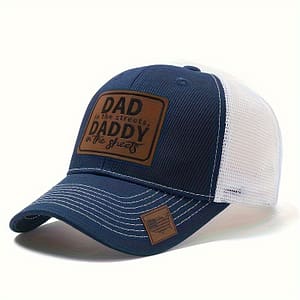 Cool Hippie Trendy Curved Brim Baseball Cap, Dad Label Breathable Mesh Trucker Hat, Snapback Hat For Casual Leisure Outdoor Sports Accessories Shop Online at Dubai Trades