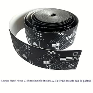 Creative Pattern Tennis Racket Pu Head Tape, Racket Edge Guard For Tennis Training Racquets Shop Online at Dubai Trades