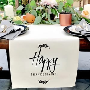 Custom Logo & Photo Table Runner – Personalized Polyester Tablecloth For Weddings, Birthdays, Anniversaries, – No Power Needed Dining & Entertaining Shop Online at Dubai Trades