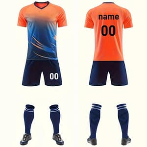 Customized Name & Number, Men’s Breathable Soccer Jersey Set, Quick-dry Comfy Sports T-shirt, Shorts & Socks Clothing Shop Online at Dubai Trades