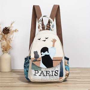 Cut Bohemian Style And Goose Double Shoulder Backpack Personality Fashion Backpack Backpacks Shop Online at Dubai Trades