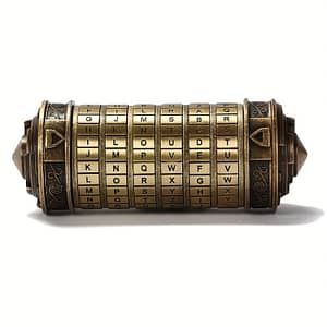 Da Code Alphabet Lock Box – Metal Cylinder With Combination Password For Birthday & Valentine’s Gifts, Storage, Letter Diversion Safes Shop Online at Dubai Trades