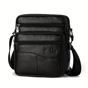 Deabolar Men’s Genuine Leather Satchel Crossbody Bag Vertical Trendy Multifunctional Shoulder Bag Briefcase Casual Travel Messanger Bag Clothing, Shoes & Jewelry Shop Online at Dubai Trades