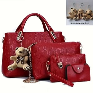 Designer-inspired Handbag, Casual Embossed Shoulder Bag With Fixed Strap, Zipper Closure, Polyester Lined, Going Out – 2023 Briefcases Shop Online at Dubai Trades