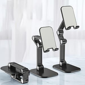 Desktop Mobile Phone Holder With Adjustable Height, Foldable And Portable , Xiaomi, Vivo, Oppo, , Lg, Iphone16,15,14,13,12,11, Pro, Pro Max, Plus Accessories Shop Online at Dubai Trades