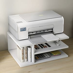 Desktop Stationery Storage Rack Printer Shelf Home Desk Storage Storage Shelves Desk Accessories & Workspace Organizers Shop Online at Dubai Trades