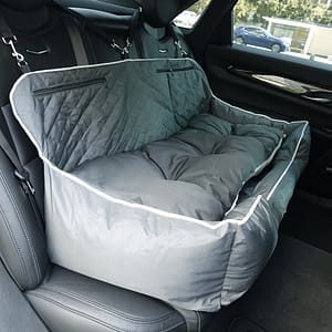 Dog Car Seat For Large Dog Under 100lbs Dog Car Bed Pet Booster Back Seat Washable Pet Travel Seat With Safety /storage Pocket Car Back Seat-gray Booster & Car Seats Shop Online at Dubai Trades