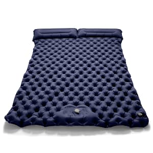 Double Inflatable Mattress With Built-in Pillow Pump Outdoor Sleeping Camping Air Mat For Camping Air Mattresses Shop Online at Dubai Trades