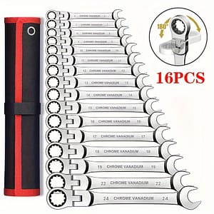 Double Purpose Wrench, Ratchet Wrench, Manual Tool Wrench Set, Universal Car Wrench, Car Repair Tool Automotive Shop Online at Dubai Trades 2