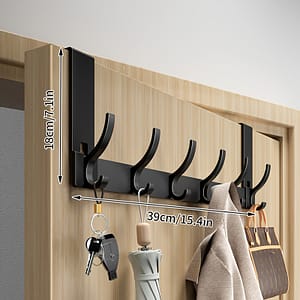 Easy-install Over-the-door Hook – Contemporary Style, Wall-mounted Clothes & Hat Hanger For Bedroom And Bathroom Storage Bath Shop Online at Dubai Trades 2
