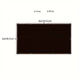Easy-install Waterproof Black Sun Shade Net With Reinforced Edges – Uv Protection & Heat Insulation, Patio, Deck, Balcony, Rv Camping & Hiking Shop Online at Dubai Trades