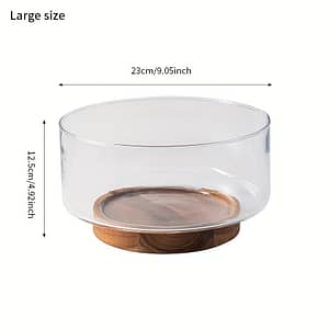 Elegant Acacia Fruit Bowl – Rust-resistant, Round Salad & Snack Serving Dish For Home And Restaurant Bowls Shop Online at Dubai Trades