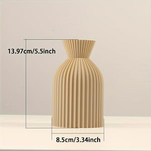 Elegant Boho-chic Black Plastic Vase – Farmhouse Decor, Table Centerpieces & Bookshelf Accents Home & Kitchen Shop Online at Dubai Trades