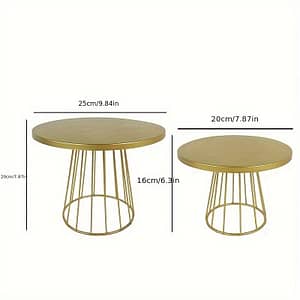 Elegant Golden Wire Cake Stands – Wedding Or Party Desserts Cake Stands Shop Online at Dubai Trades