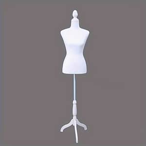 Elegant White Female Mannequin With Stand – Professional Tailoring & Dressmaking Model, Cylindrical Neckline, Arms & Legs For Fit Garments Display Arts, Crafts & Sewing Shop Online at Dubai Trades