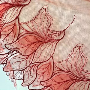 Embroidered Lace , Red//light Computer Embroidery Lace For Lingerie, Bra, Dress Sewing Accessories Arts, Crafts & Sewing Shop Online at Dubai Trades