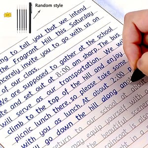 English 3d Practice Copybook Handwriting Practice Calligraphy Book English Alphabet Word Reusable Books Full Score Composition Education & Crafts Shop Online at Dubai Trades