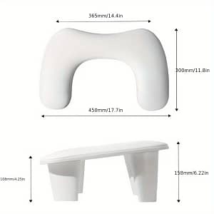 Ergonomic Nail Art Hand Pillow – Comfortable, Non-slip Manicure Rest With Detachable Foot Support For Beauty & Personal Care Shop Online at Dubai Trades