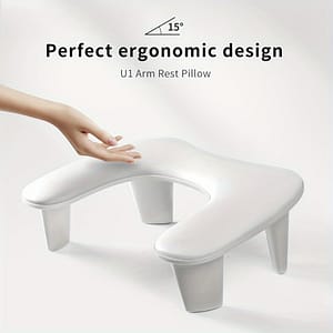 Ergonomic U-shaped Arm Rest Pillow For Manicure, Professional Nail Hand Support, Soft Tilted Design For Salon Use, Unscented Beauty & Personal Care Shop Online at Dubai Trades