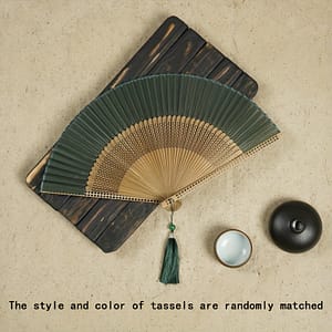 Exquisite Bamboo Real Fan, Ladies’ Ancient Style Folding Fan, Scenic Spot Travel Photo Prop, Party Gift, Gift For , Christmas, Halloween, Thanksgiving Gift Accessories Shop Online at Dubai Trades 2