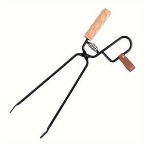 Extra-long & Thick Heat-resistant Charcoal Tongs For Outdoor Bbqs – Iron, Non-food Grade, Wood Charcoal, Fire Pit Barbecue Tongs Shop Online at Dubai Trades 2