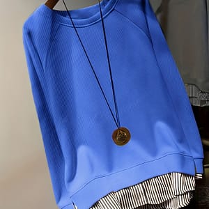 Fashionable Striped Sweatshirt Clothing Shop Online at Dubai Trades