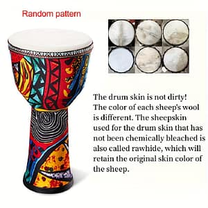Ff Bonfires 8-inch Traditional – Goatskin Hand Drum For Beginners, Percussion Instrument Djembes Shop Online at Dubai Trades 2
