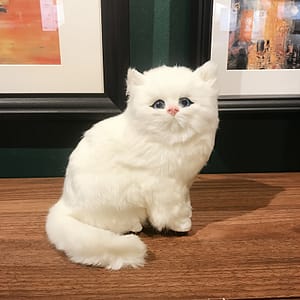 Figurine – Realistic Furry Kitten Decor For Home, Bookshelf & Window Display – Perfect Christmas, New Year & Valentine’s Gift, Christmas Occasion Collectible Figurines Shop Online at Dubai Trades