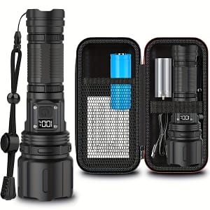 Flashlights High , Rechargeable Led St190 Tactical Flashlight, 4 Zoomable For Outdoor Camping Hiking Portable Gift Box Flashlights Shop Online at Dubai Trades