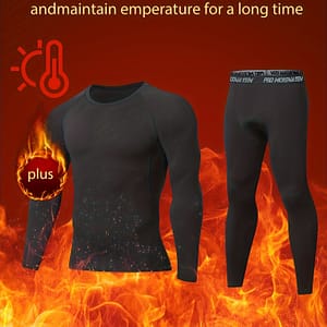 Fleece Two-piece Set European Size Base Layers & Compression Shop Online at Dubai Trades