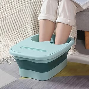 Foldable Foot Spa Bath Basin – Large Foot Soak Tub, Unscented, Manual Operation, No Battery Required Beauty & Personal Care Shop Online at Dubai Trades