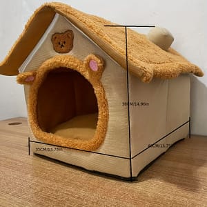Foldable Pet Bed House For Cats And Dogs,washable Comfortable Warm Puppy Sofa Beds & Furniture Shop Online at Dubai Trades